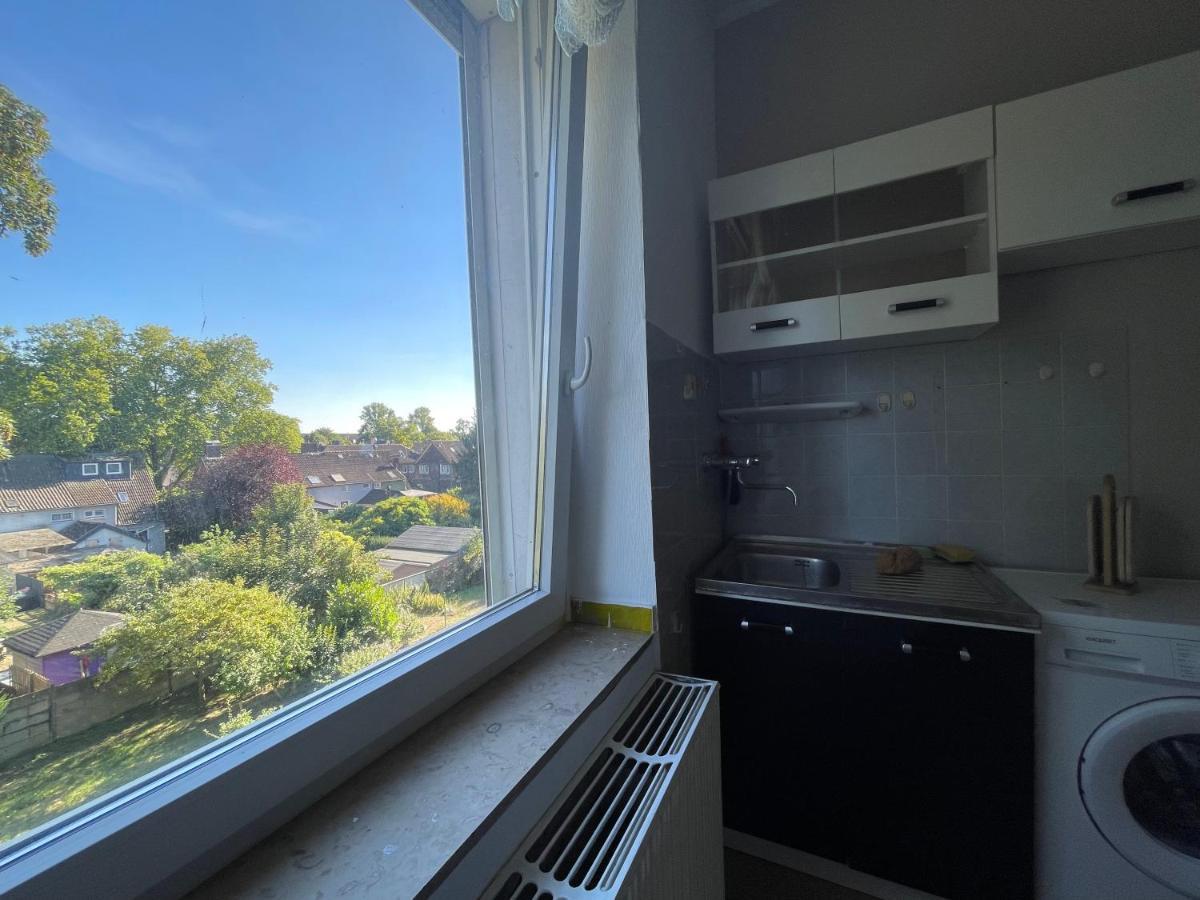 1 Schlafenzimmer 1 Whonzimmer Waschmaschine Trockner Maximum 4Personen Rheinhausen Center Appartement 1705 Duisburg Buitenkant foto